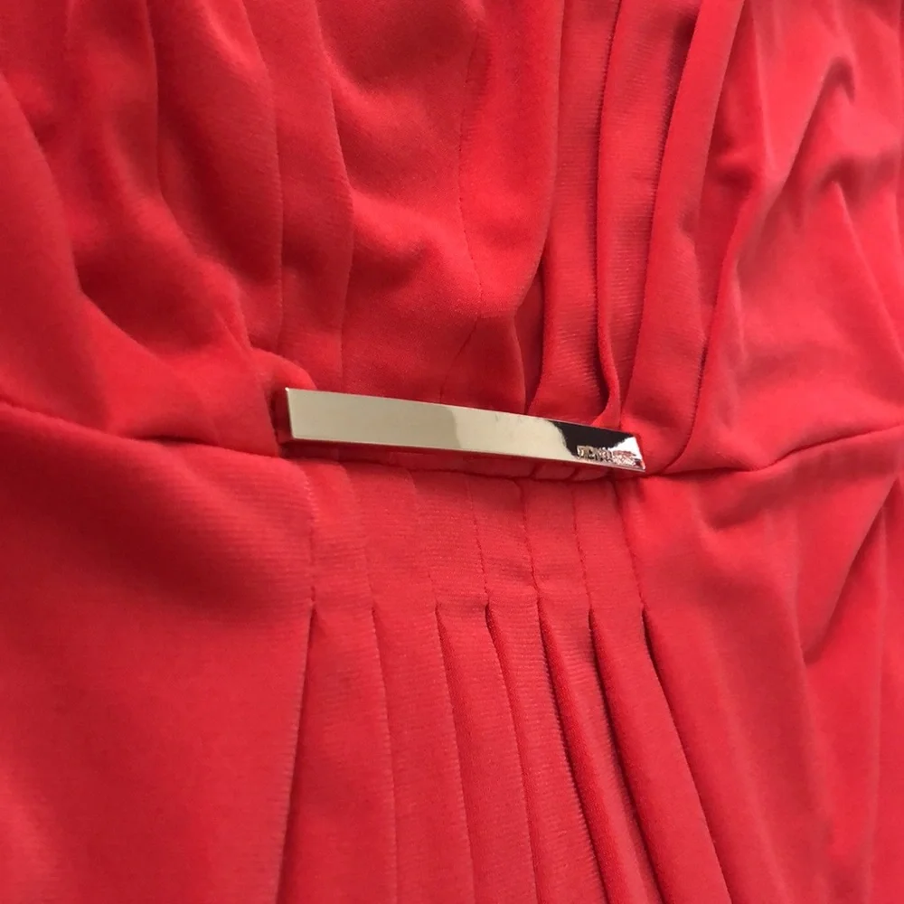 Women, Dress, Michael Kors, Medium, Apricot (Deep bright orange) - Picture 11 of 13